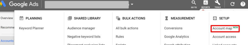Google Ads Account Map Tools Cr