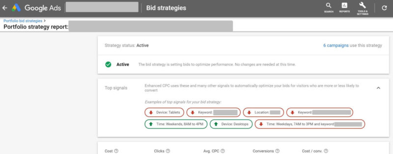 Google Ads Top Signals Smart Bidding Strategies