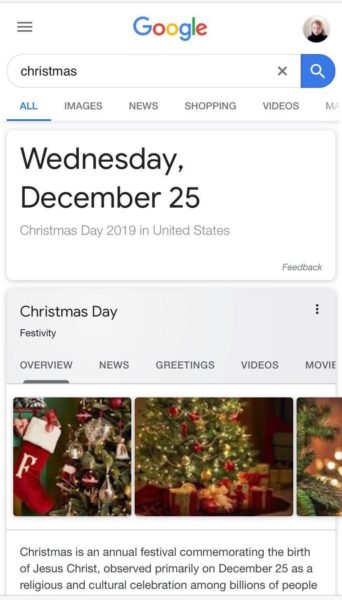 Google Mobile Christmas Serp 112719jpg