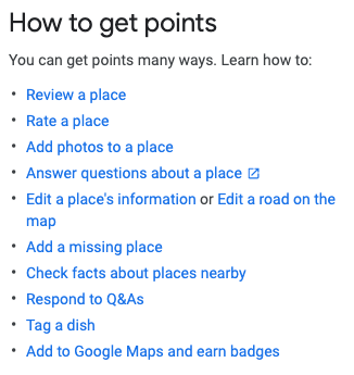 How To Get Points