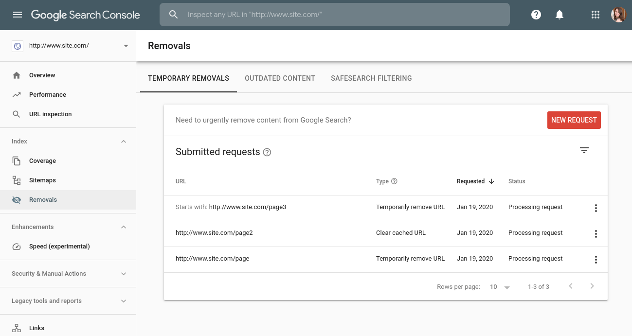 Removals Google Com Serios
