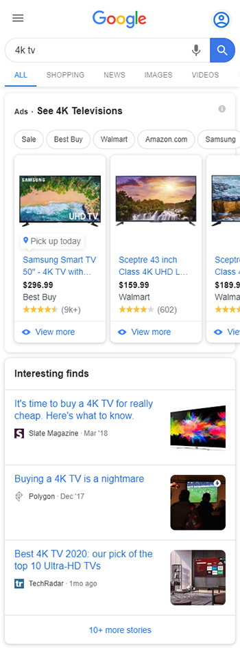 Interesting Finds Mob 4k Tv