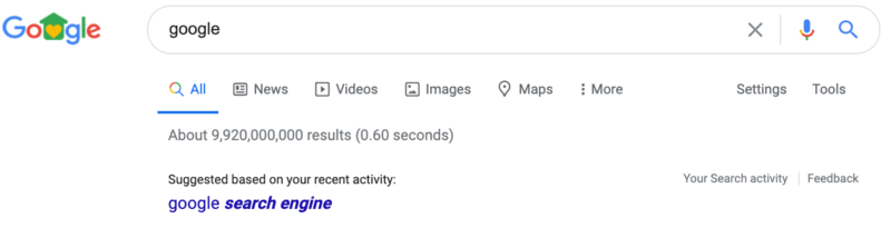 Google Search Suggestion Google 1