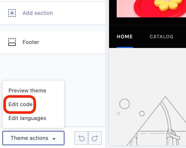 Shopify Theme Edit Code