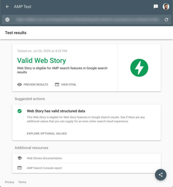 Google Amp Test Web Story
