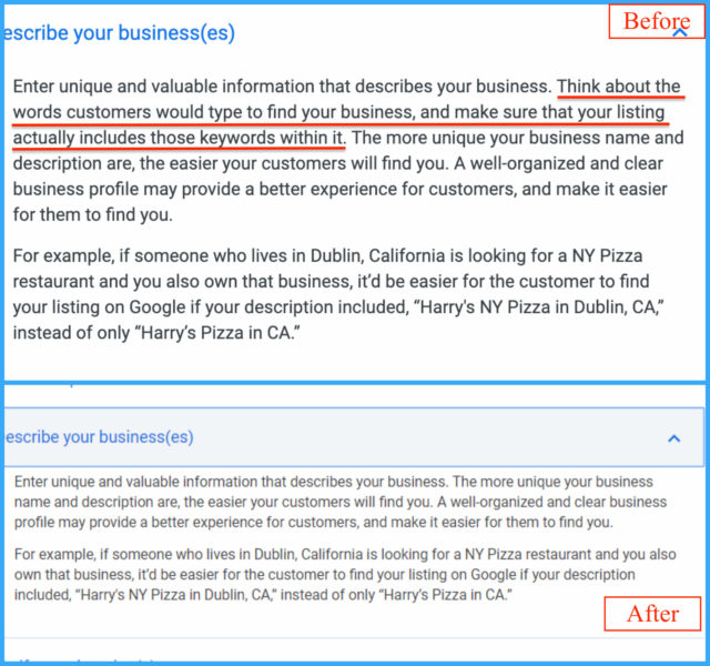 GMB Keywords Before After 640x600