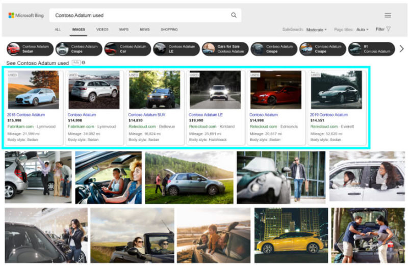 Microsoft Ads Image Search