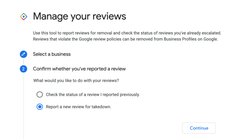 Google My Business Manage Reviews1