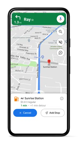 Google Navigation Ad