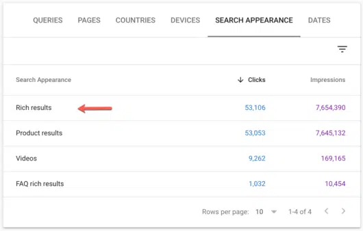 rich-results-search-appearance