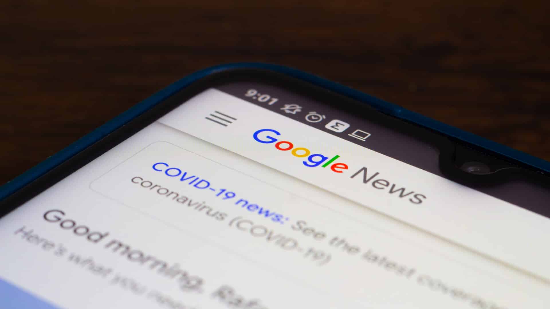 Google News new design being tested