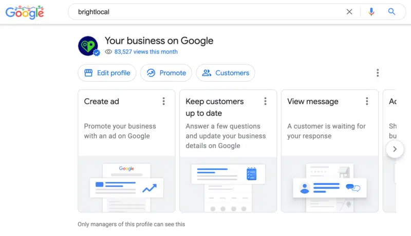 3 BrightLocal On Google