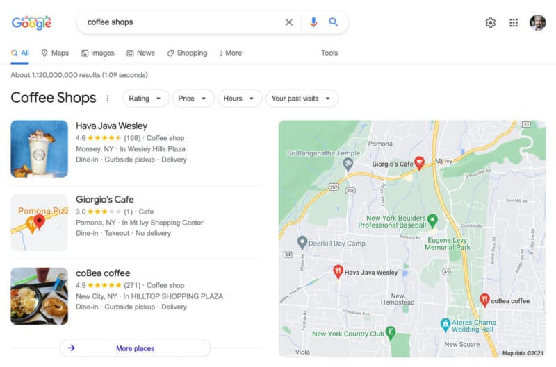 Google rolling out new map and local interface in search