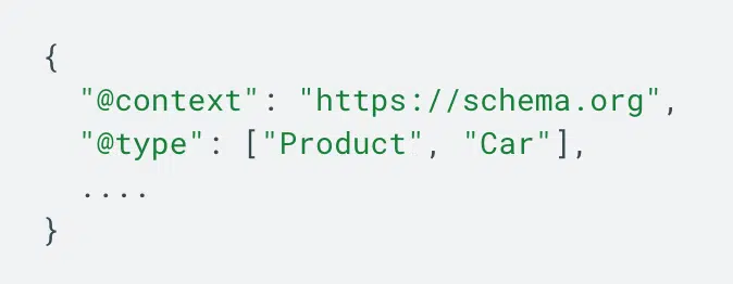 Google Product Markup Car