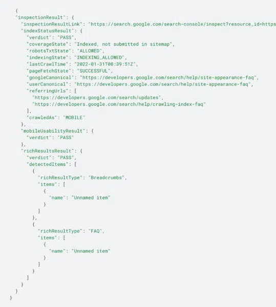 Google Url Inspection Api 1