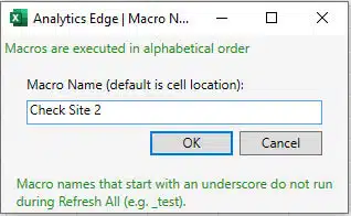 Url Inspection Ae Create New Macro