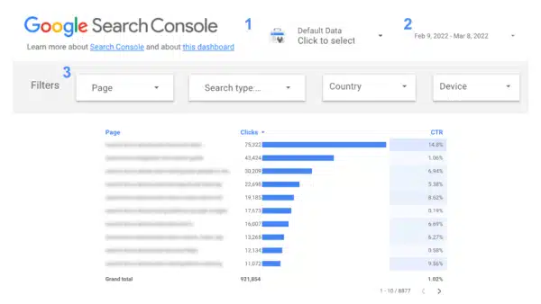 Google-Search-traffic-monitoring-dashboard