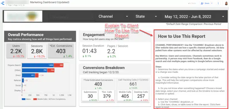 Data Studio Report How To Use 800x382