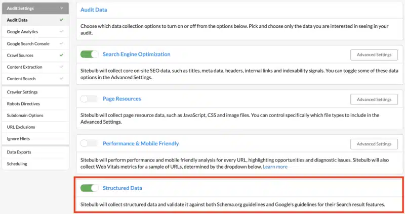 Sitebulb Structured Data 800x424