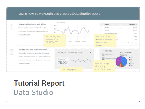 tutorial report data studio