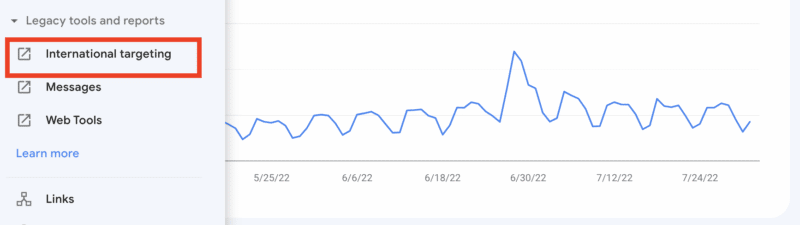 Устаревшие инструменты и отчеты Google Search Console — международный таргетинг