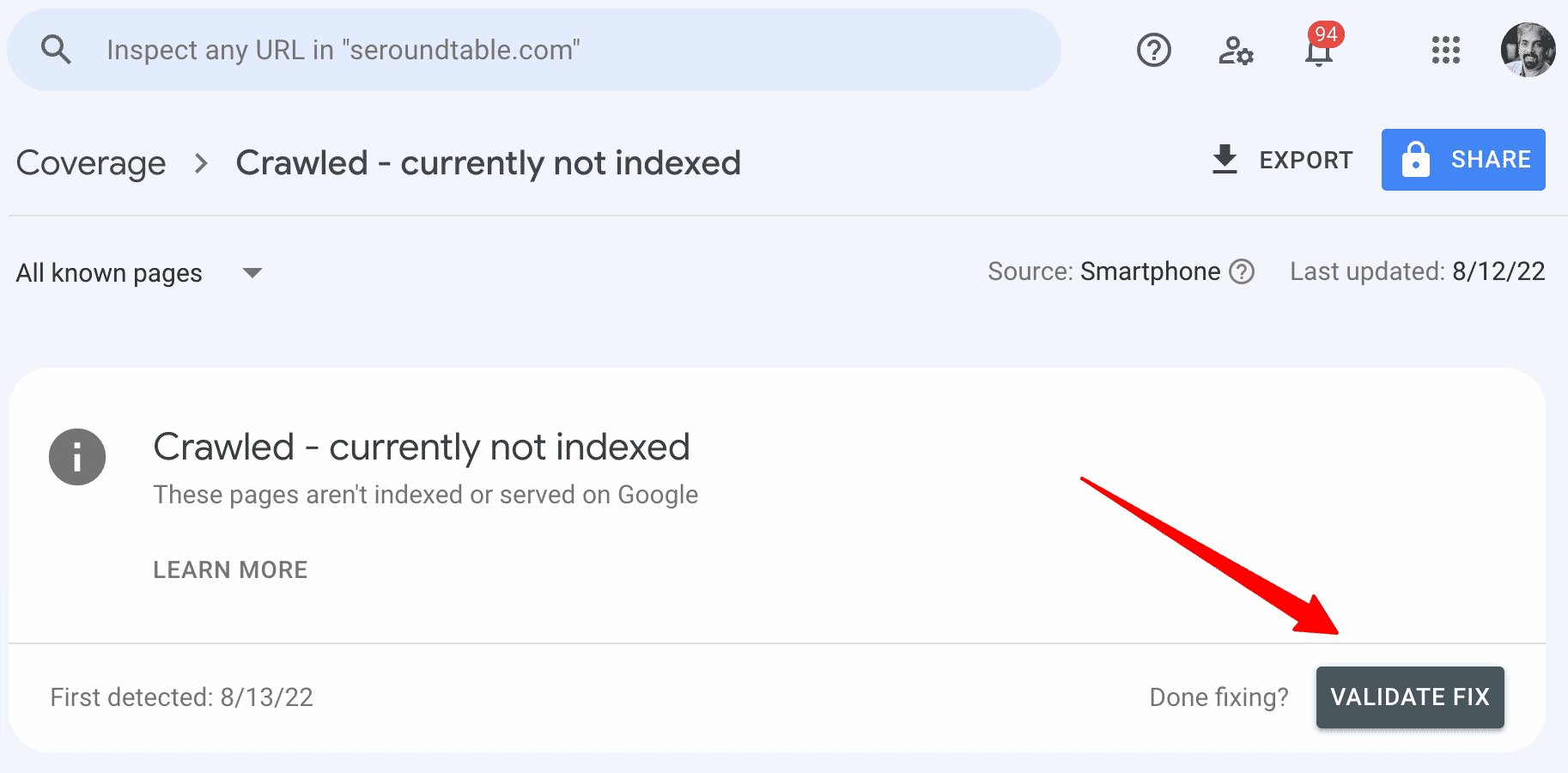 Google reenables the validate fix feature in Search Console and adds