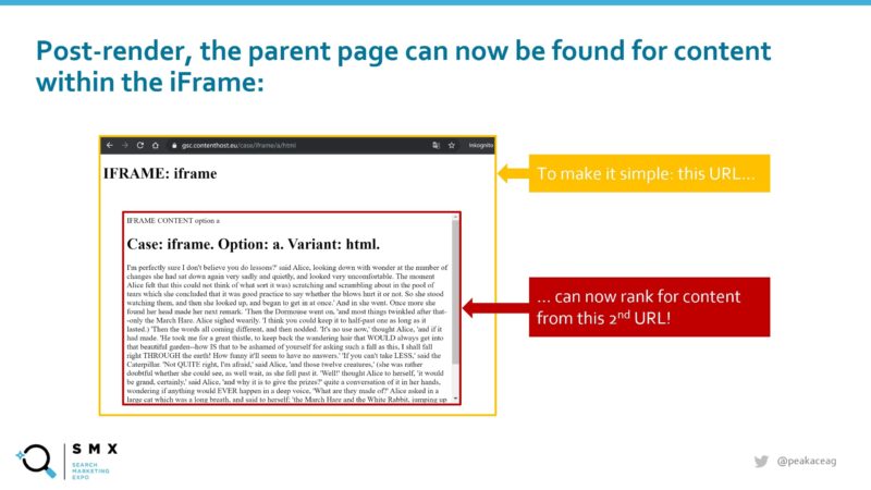 open link in iframe parent