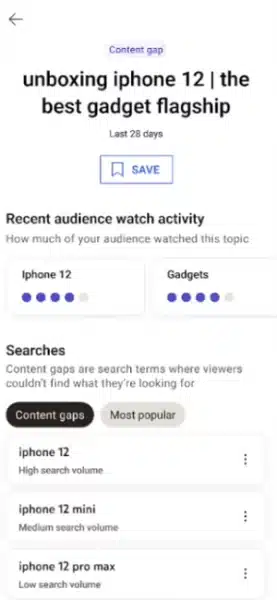 YouTube is testing new search and engagement insights for Creator Studio