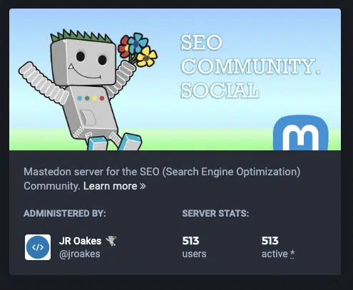 SEOcommunity.social Mastodon