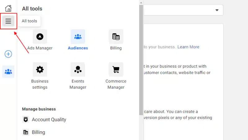 Facebook Ads manager - All tools