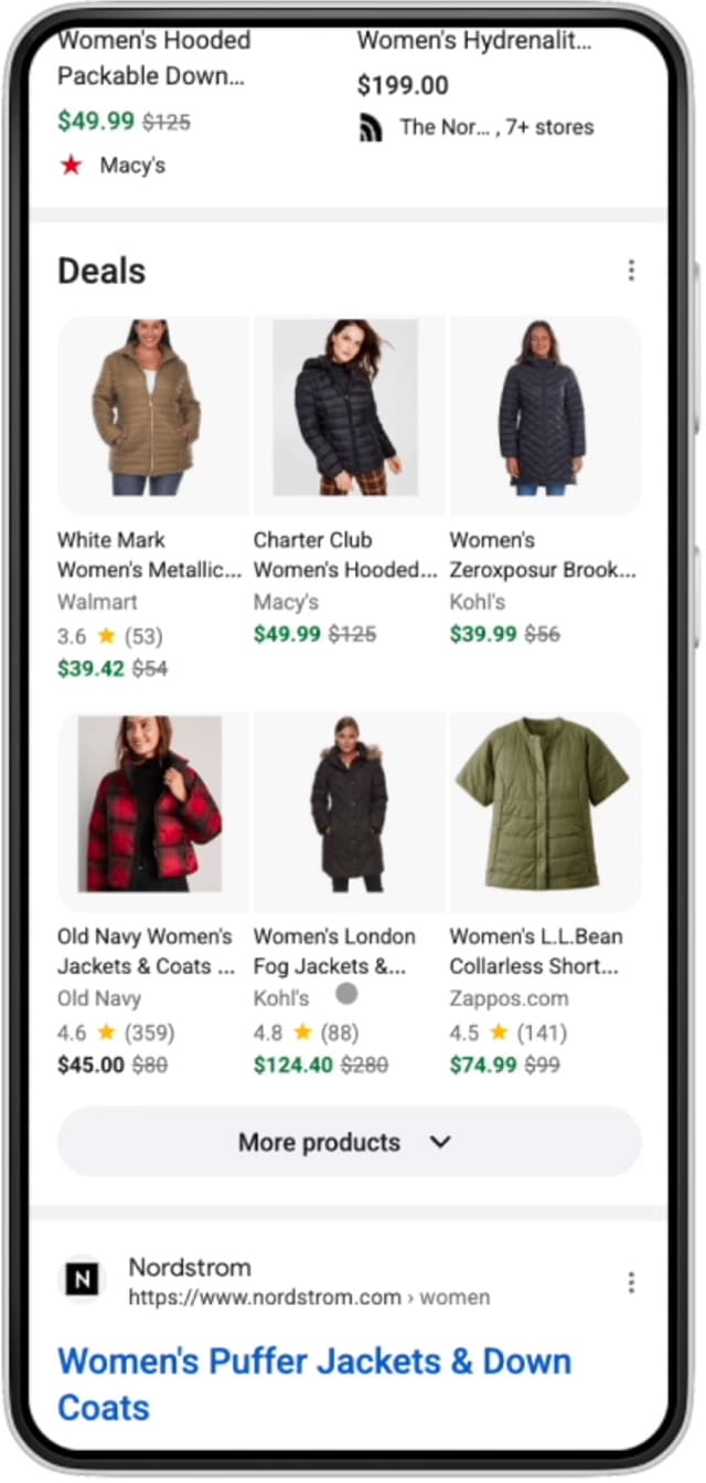 Google Search adds new coupons, side-by-side deals and price insights