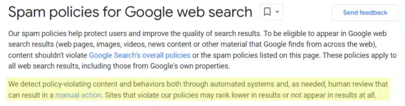 google-spam-policies