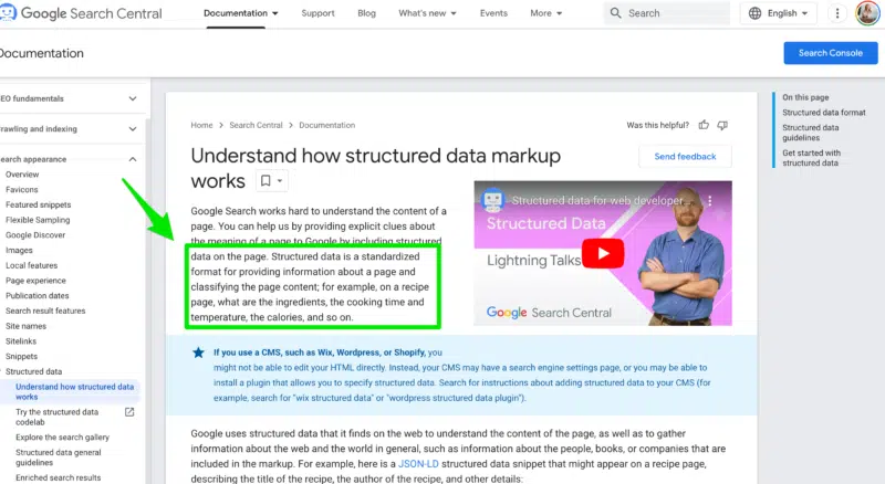 Google Search Central documentation on structured data markup