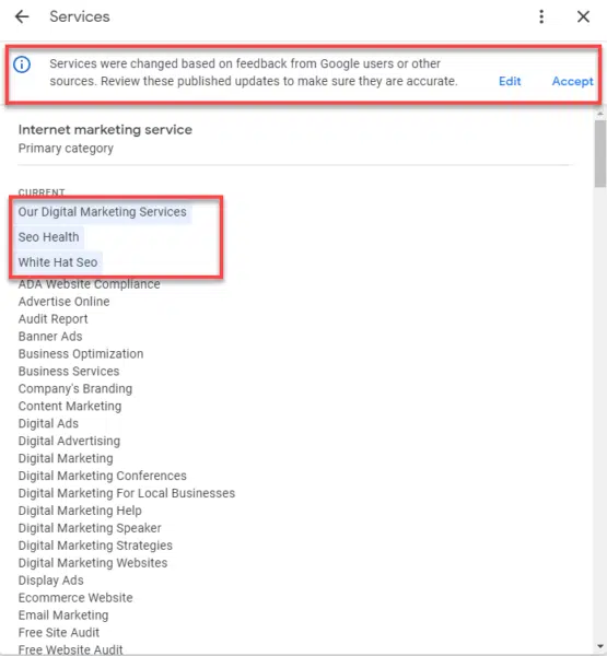 Changes To Services 555x600