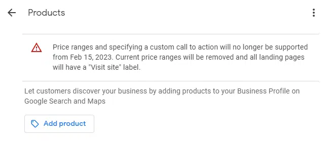 google business profiles products price ranges custom call to actions 1673380847.png