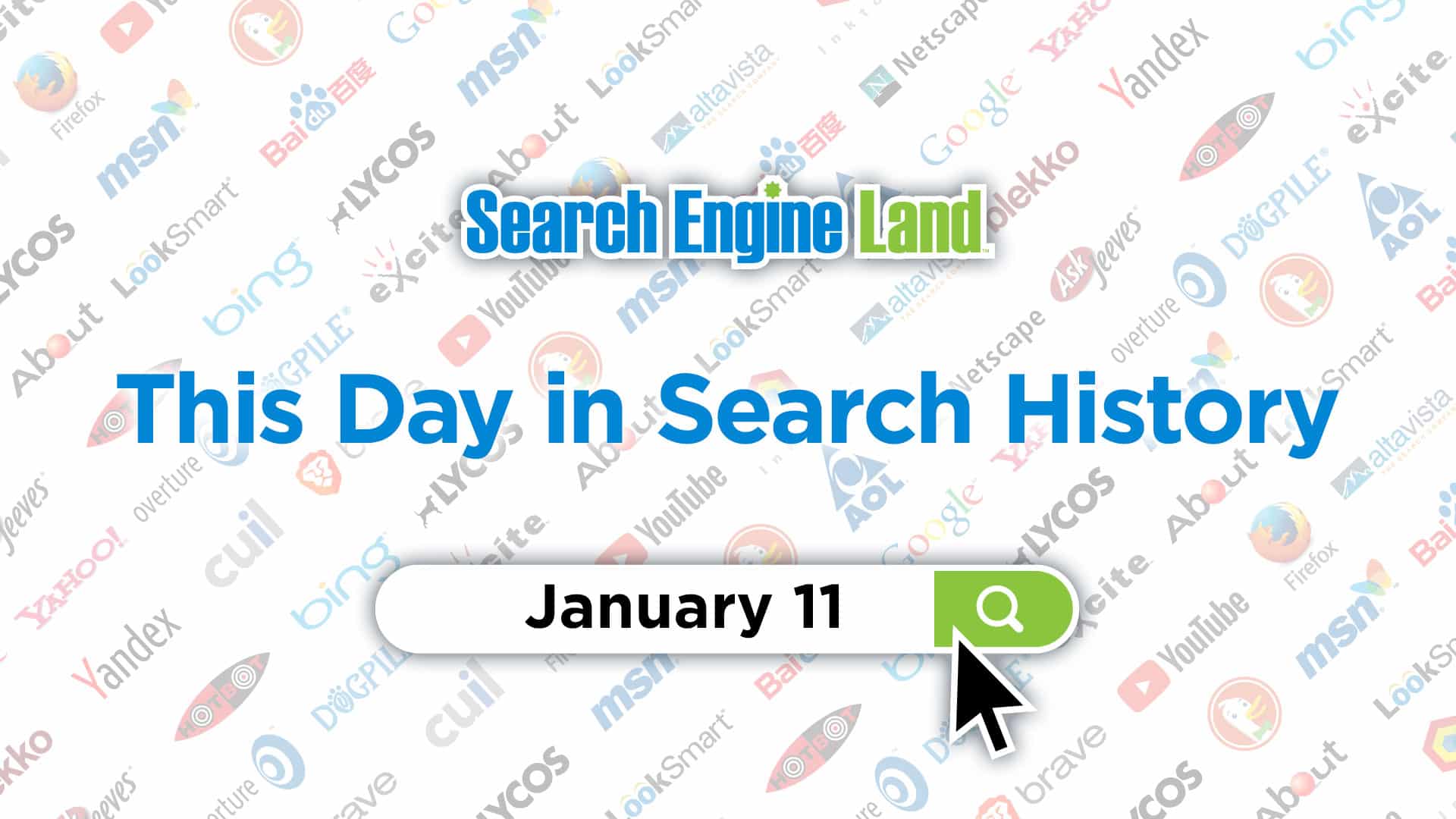 This day in search marketing history: January 11