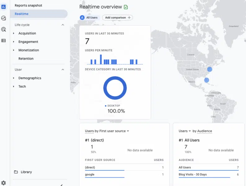 Step 5 - Realtime overview