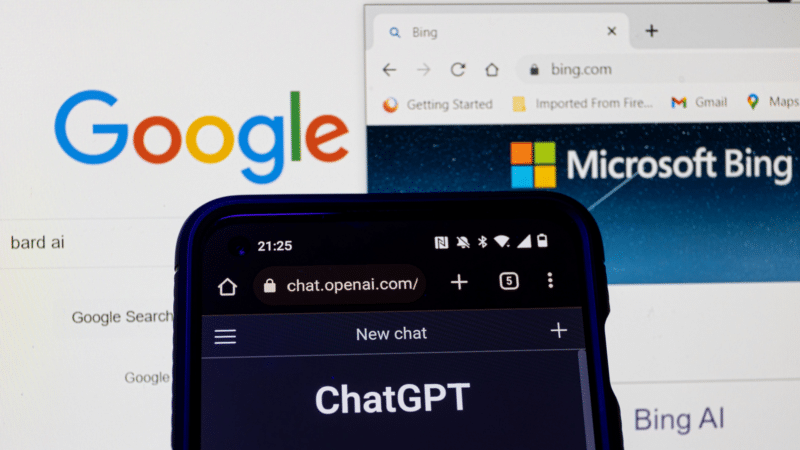 Google vs Bing vs ChatGPT