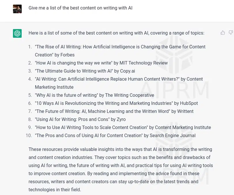 Artificial Intelligence For Content Writing