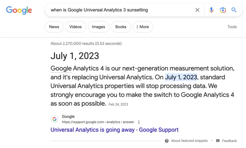 Google Featured Snippets Blue Highlight