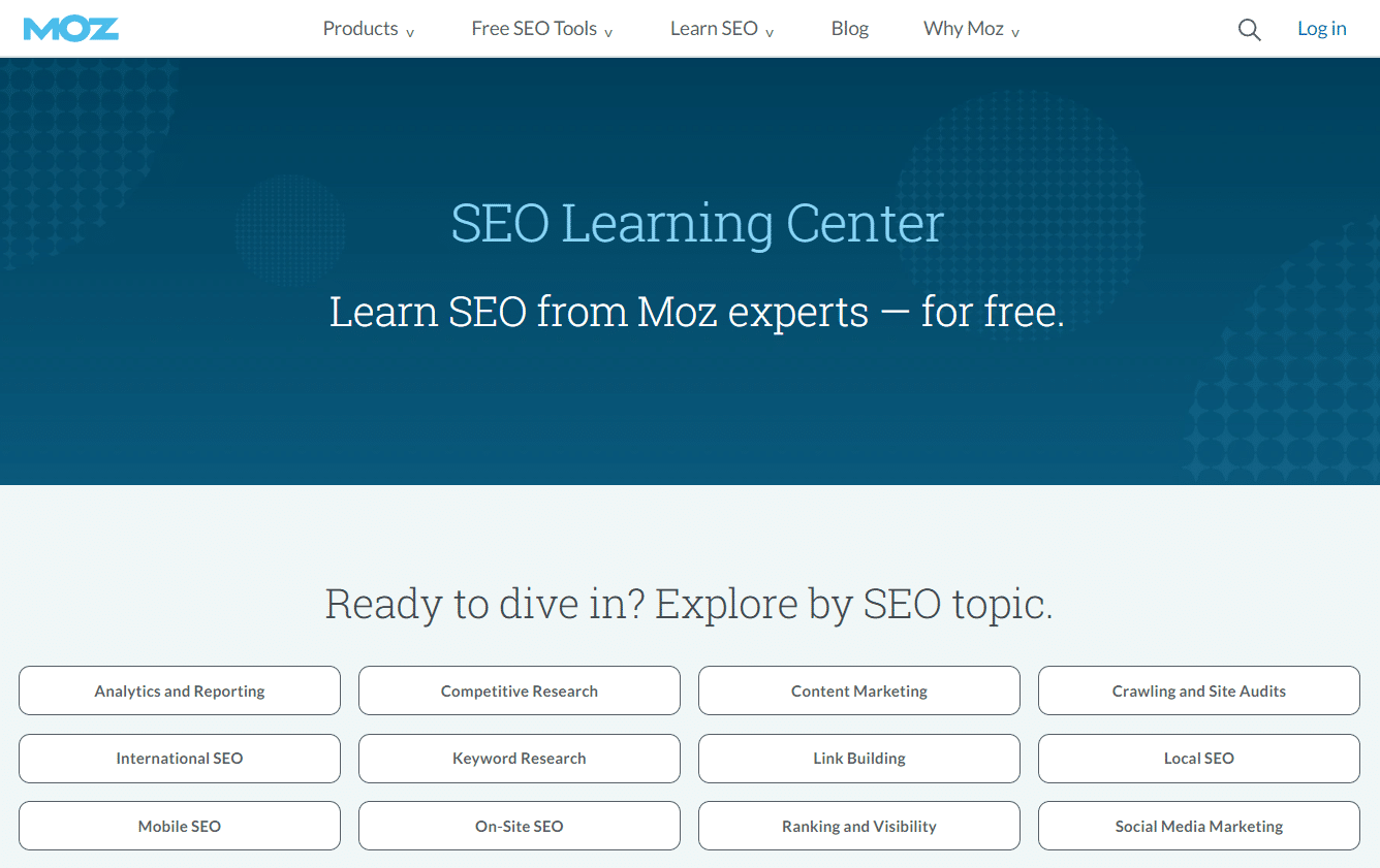 Moz resource center