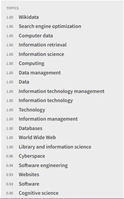 Semantic search