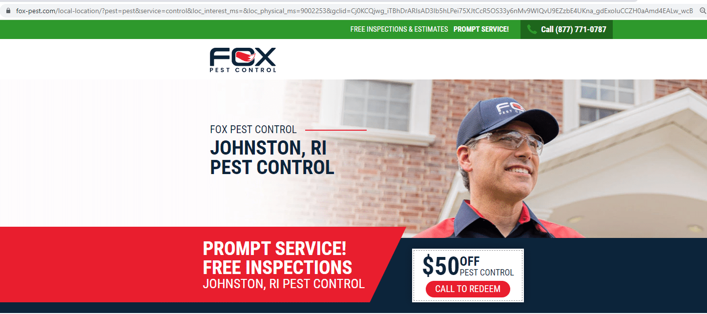 foxpest ppc page too much content url