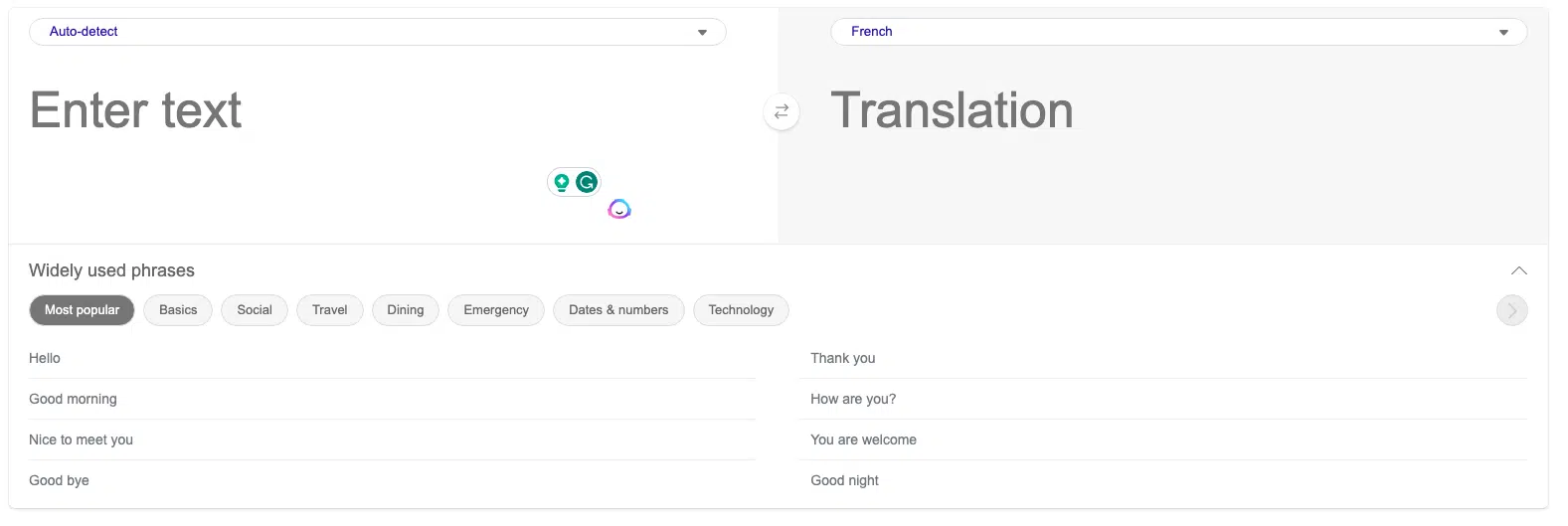 Источник: Microsoft Translate через Bing