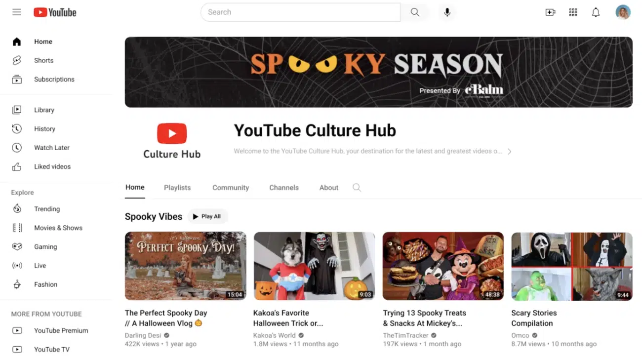 YouTube Spotlight Moments Hub