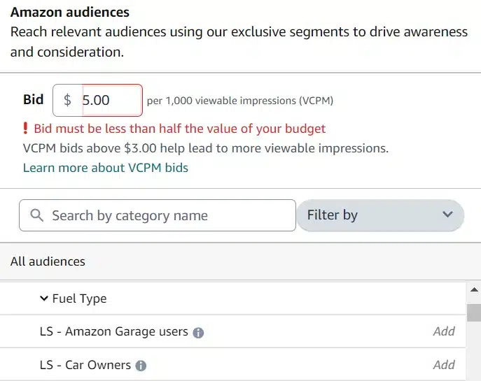 Amazon audiences for non-Amazon sellers