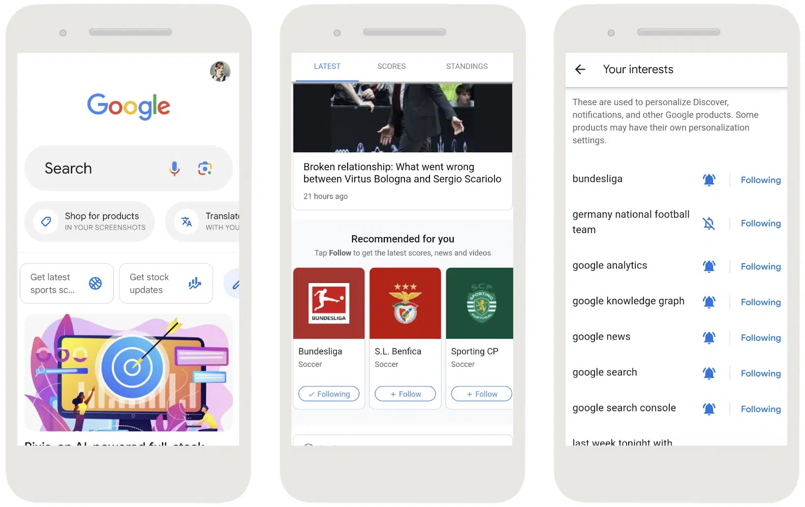 Google mobile app