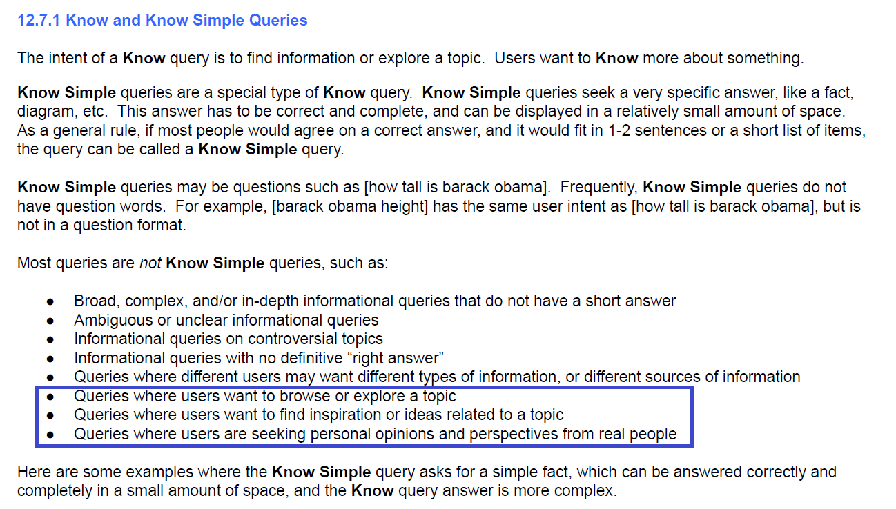 Know Know Simple Queries Qrg