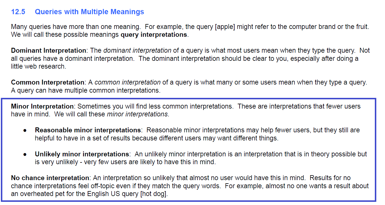 Queries With Multiple Meanings Qrg