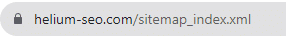 Helium sitemap index